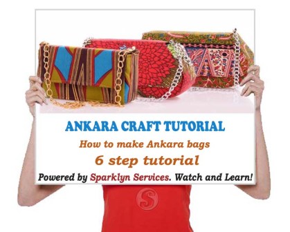 How to make Ankara bags  6 step tutorial