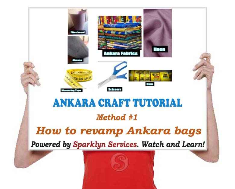 Method #1 - how to revamp Ankara bags