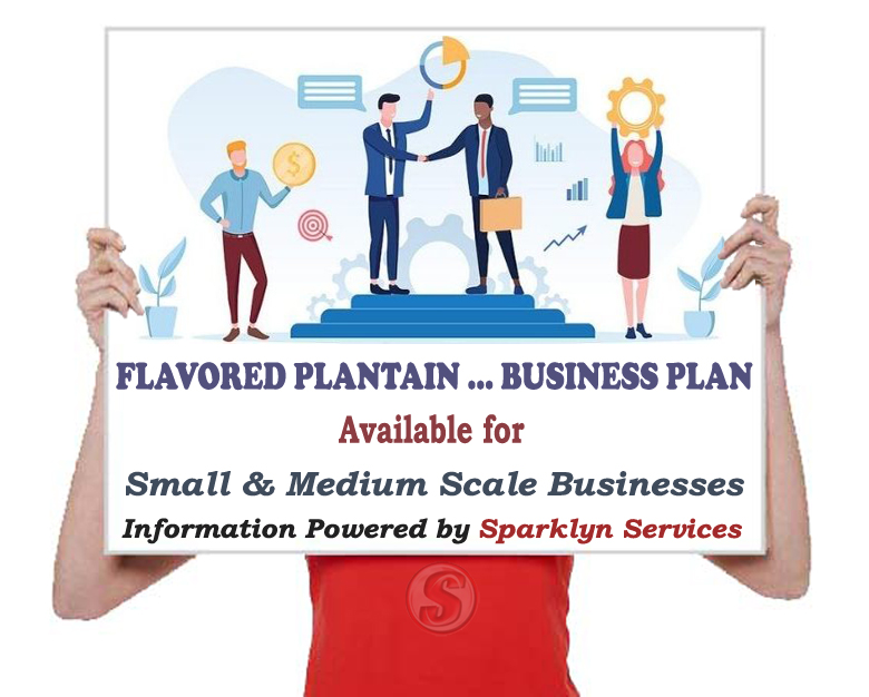 Flavored Plantain Chips Business Plan for Small and Medium Scale Business