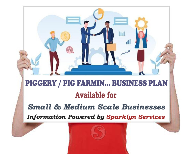 Piggery (Swine) / Pig Farming Business Plan for Small and Medium Scale Business