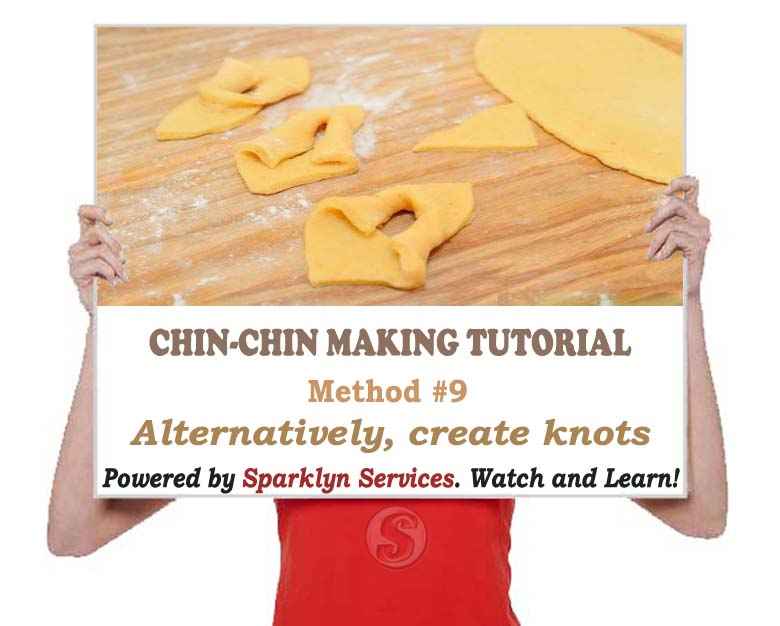 Alternatively, create knots
