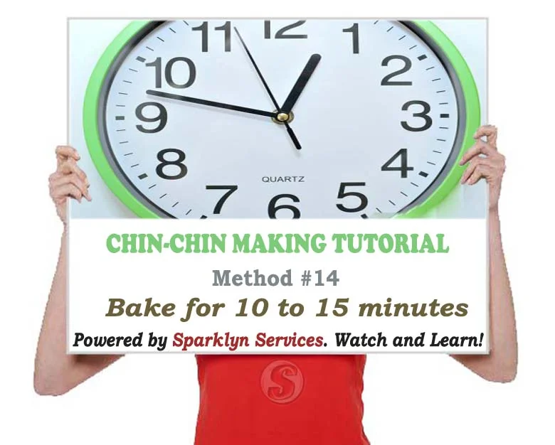 Bake for 10 to 15 minutes