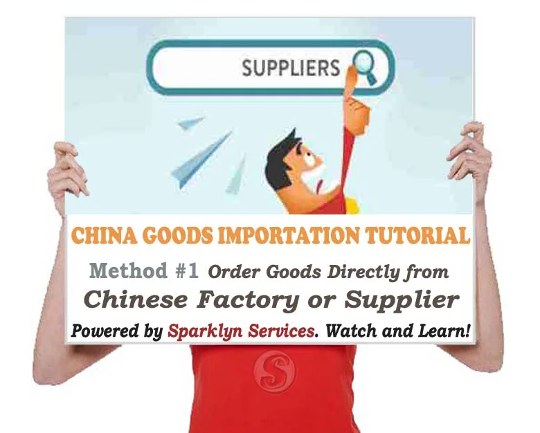 Order Goods Directly from Chinese Factory or Supplier