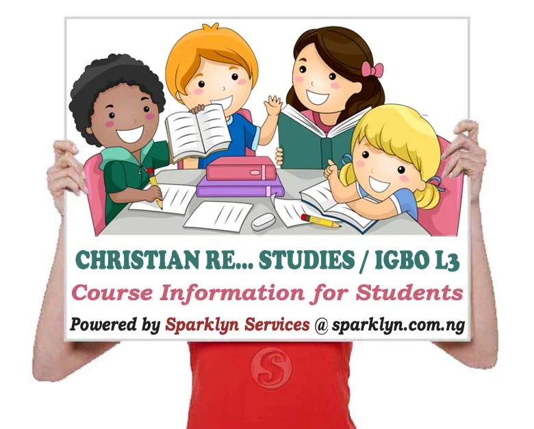 FCEOBUDU Christian Religious Studies / Igbo L3 Course