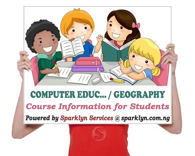 Computer Education / Geography Course Information in COEEKI