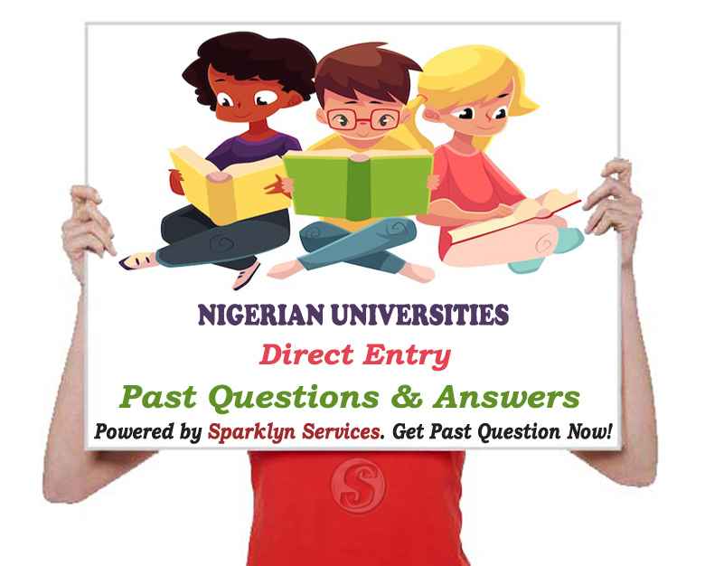 Universities Direct Entry Past Questions and Answers in Nigeria
