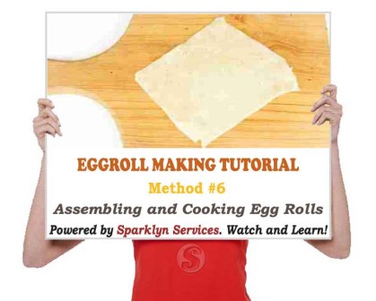 Assembling and Cooking Egg Rolls