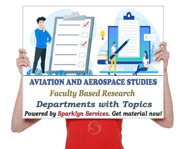 Faculty of Aviation and Aerospace Studies Project Topics for Final Year Students