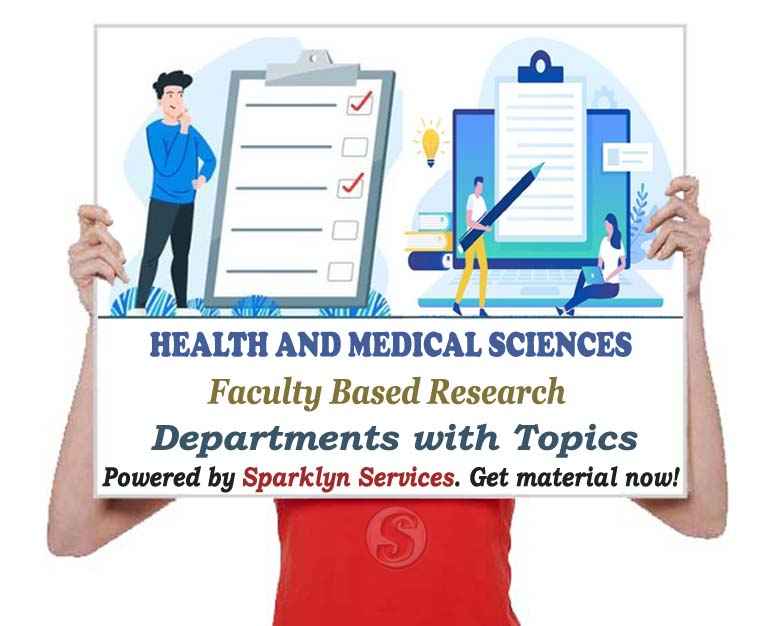 Faculty of Health and Medical Sciences Project Topics for Final Year Students