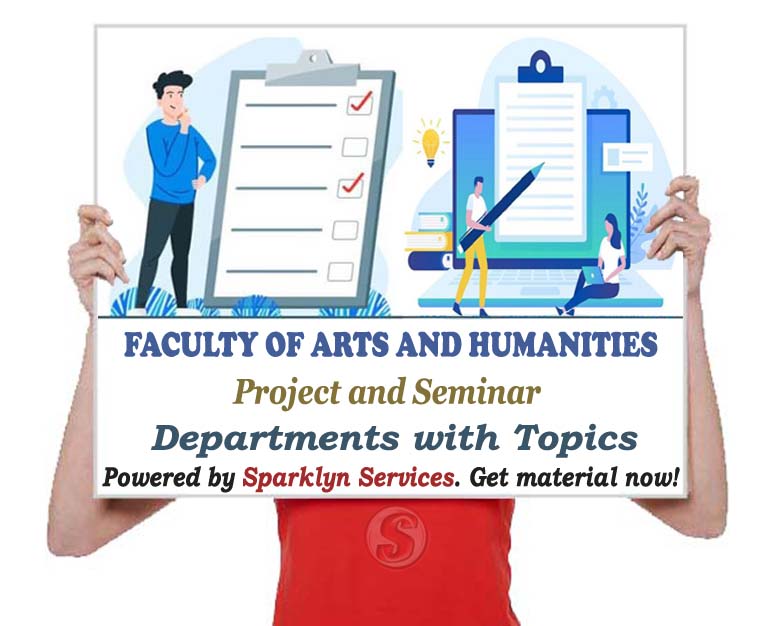 Faculty of Arts and Humanities Seminar Topics for Students