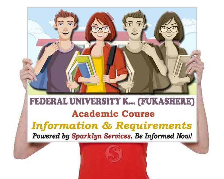 Federal University, Kashere - FUKASHERE Courses Offered