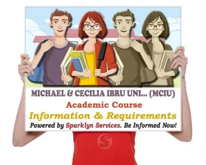 MCIU Courses Offered - Michael and Cecilia Ibru . | 23+ List