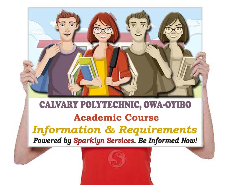 Calvary Polytechnic Courses Offered for Admission