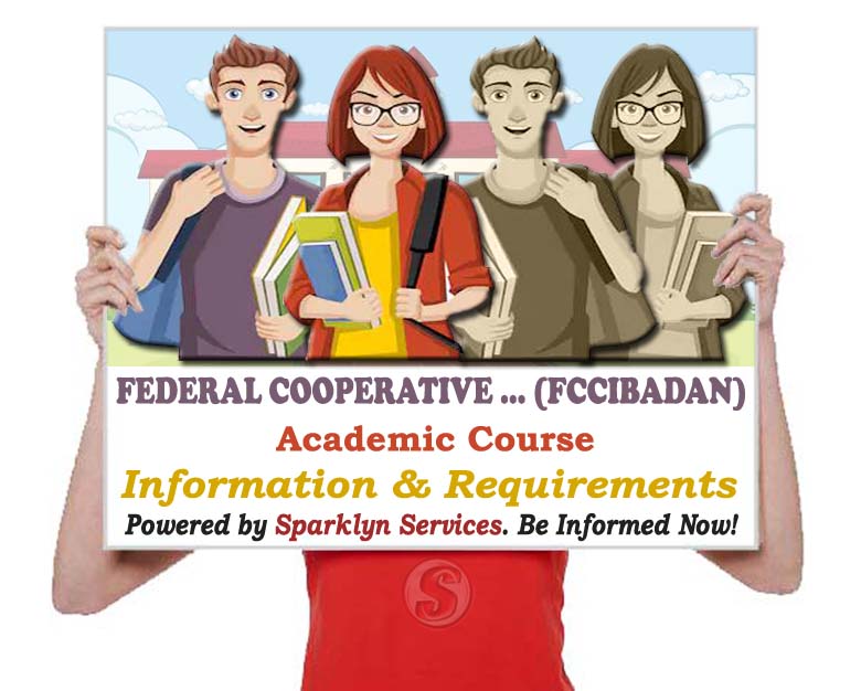 FCCIBADAN Courses Offered - Federal Cooperative College Iba.