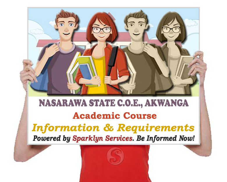 Nasarawa State College of Education NCE Courses Offered
