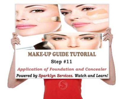 Application of Foundation of and Concealer