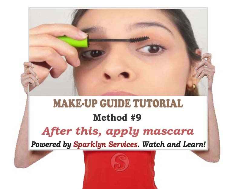 After this, apply mascara