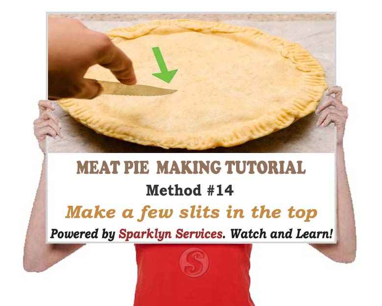 Make a few slits in the top