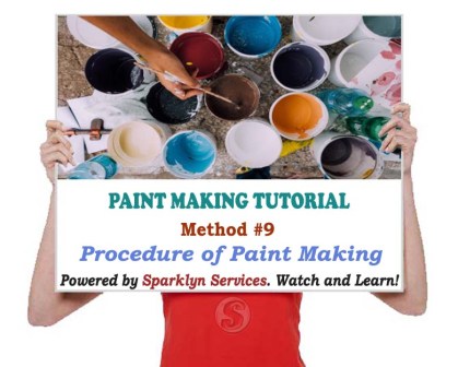 Procedure of Paint Making