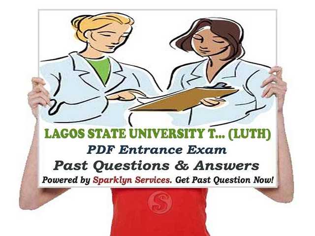 Lagos State University Teaching Hospital (LUTH) Entrance Exam Past Questions and Answers for Students