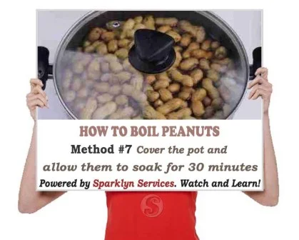 Cover the pot and allow them to soak for 30 minutes