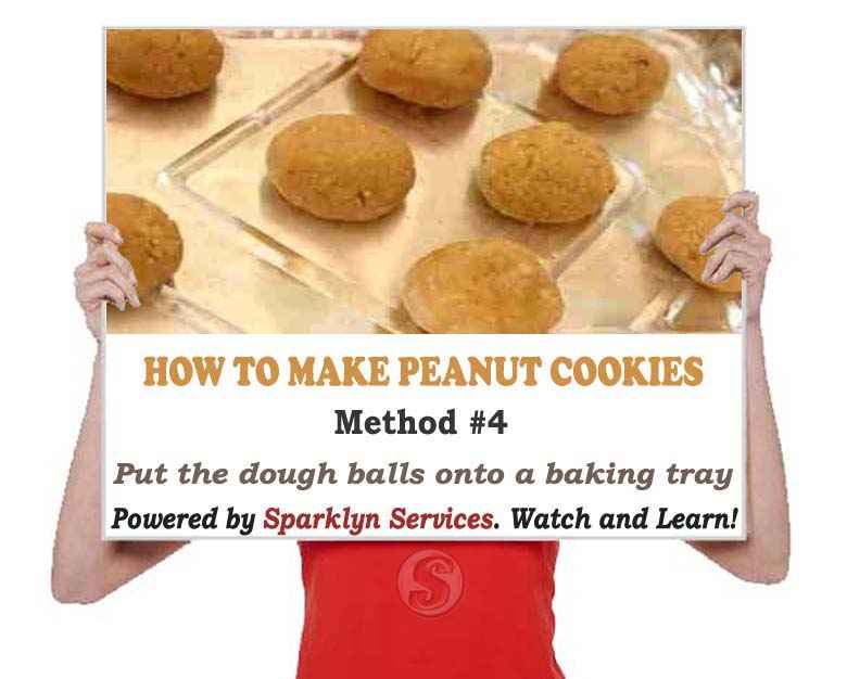 Put the dough balls onto a baking tray, leaving a good inch or two apart