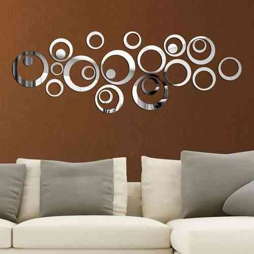 3D Wall Art Wall Mirror Stickers