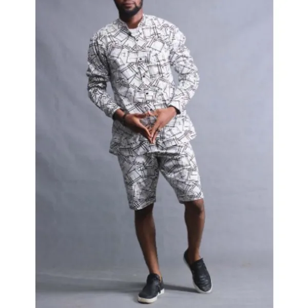 Casual Men Shirt With Short