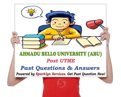 ABU Post UTME Agriculture Past Questions and Answers (P.Q.A.)