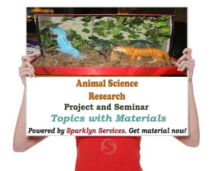 Animal Science Project / Seminar Topics and Materials