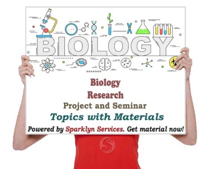 biology education project topics and materials
