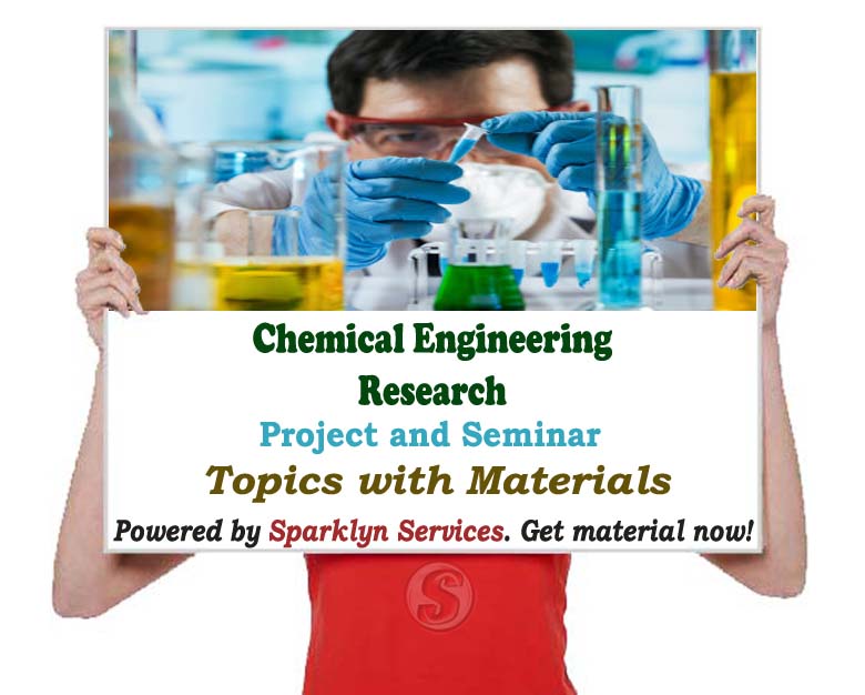 Chemical Engineering Project / Seminar Proposal Topics