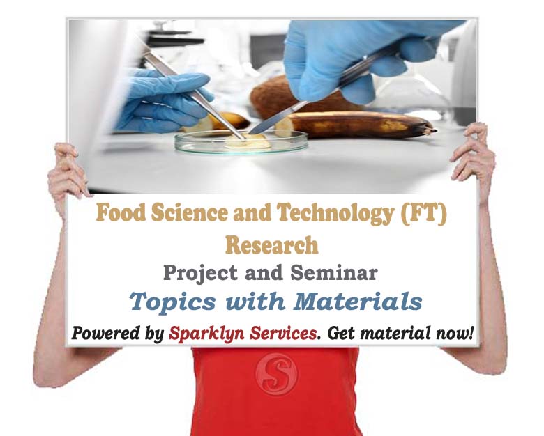 Food Science and Technology Research Topics