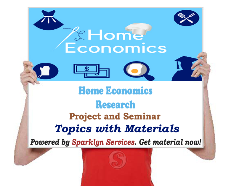 Home Economics Research Topics