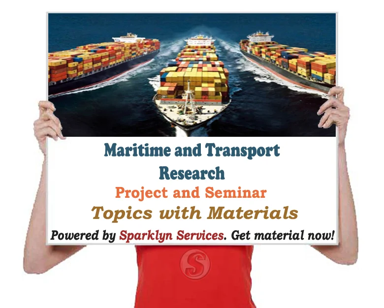 Maritime and Transport Project / Seminar Proposal Topics