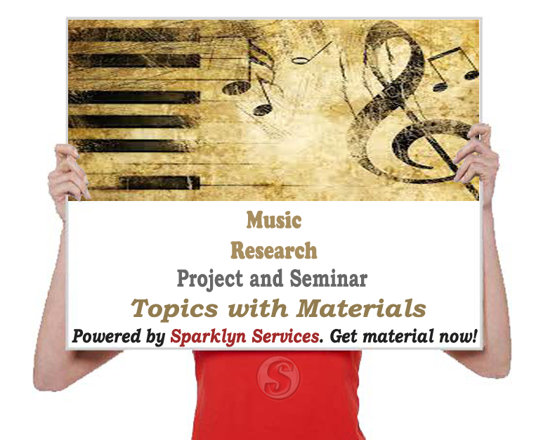 Music Project / Seminar Proposal Topics
