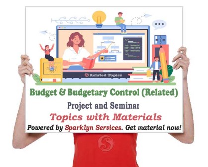 Budget and Budgetary Control Project Related Proposal Topics