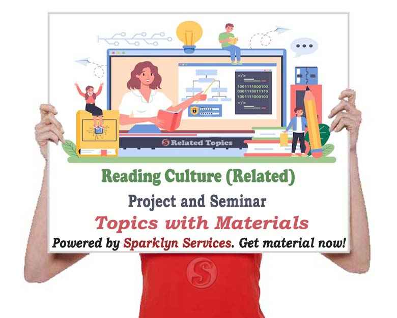 Reading Culture Project Topics and 10+  Materials