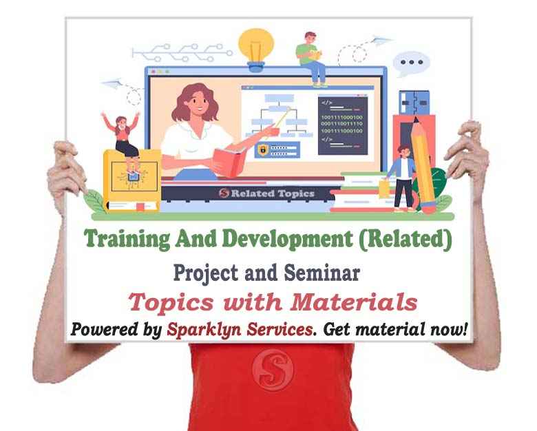 Top 90 Training and Development Project Topics PDF Download for Students