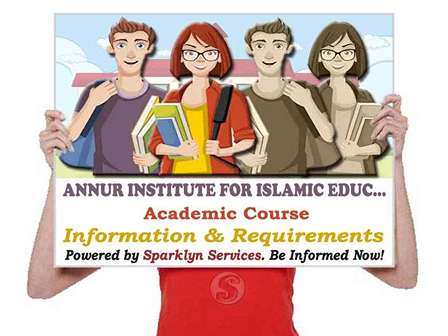 Annur Institute for Islamic Education Courses Offered