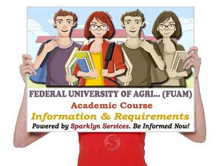 Federal University of Agriculture, Makurdi Courses Offered