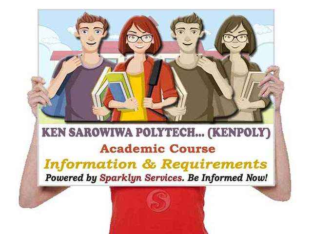 KENPOLY Courses Offered - Ken Sarowiwa Polytechnic
