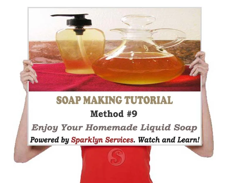 Enjoy Your Homemade Liquid Soap 