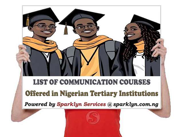 List of Communication Courses Offered in TIJANICOE